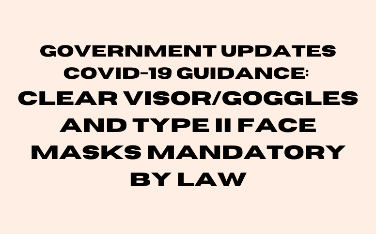 COVID-19 PPE Requirements Update