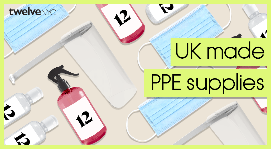twelveNYC Launch UK Made PPE Supplies