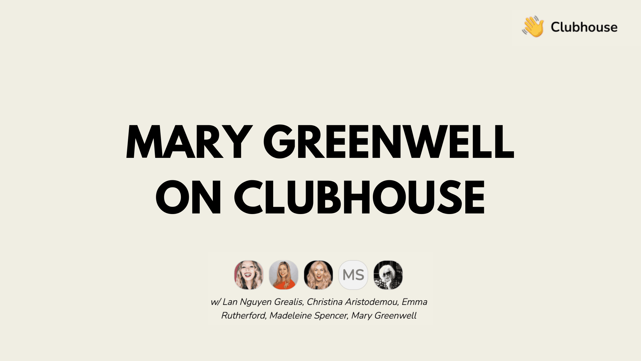 MG ON CLUBHOUSE