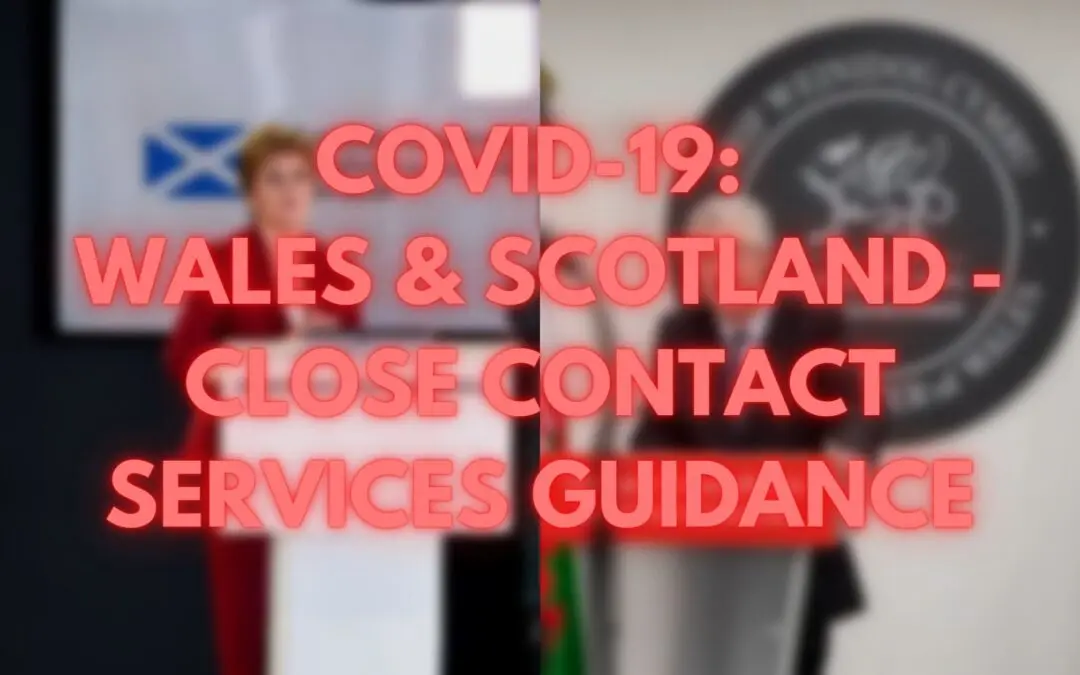 COVID-19: Wales & Scotland – Close Contact Services Guidance