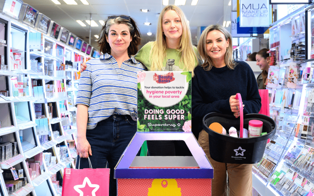 Superdrug and Beauty Banks celebrate five years of fighting hygiene poverty with National Bin Day