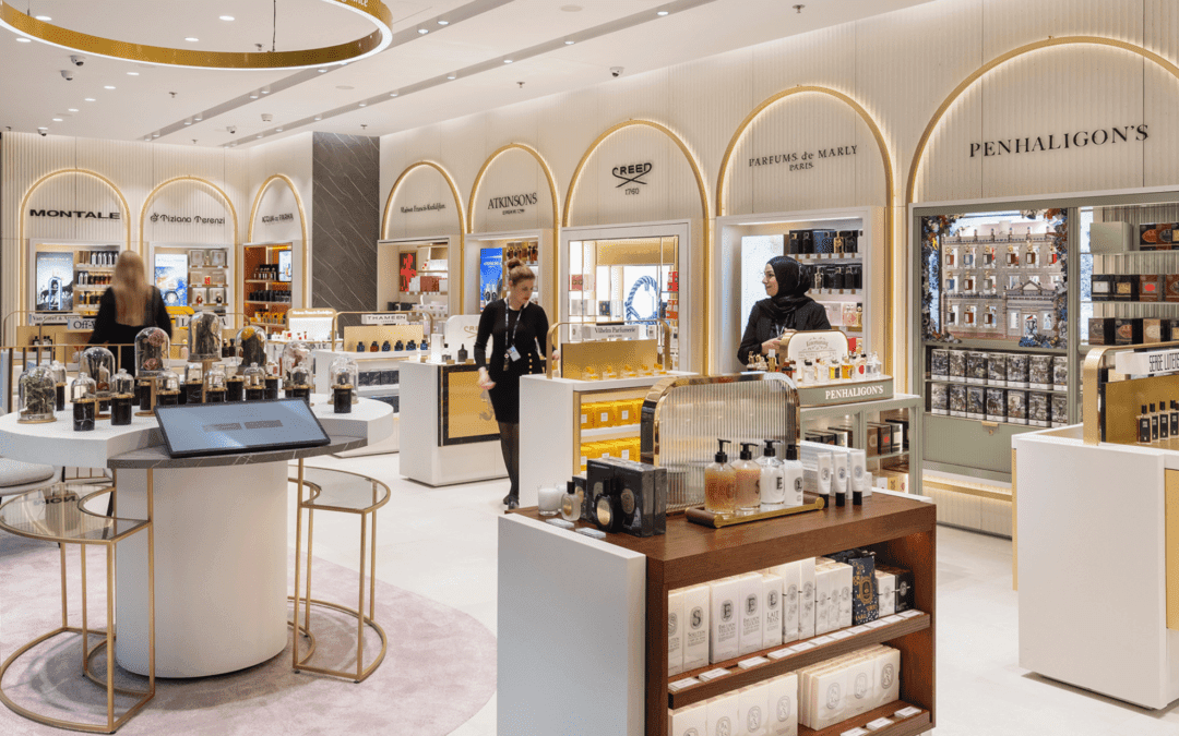 Luxury beauty sales could save slowing footfall in the UK, according to data